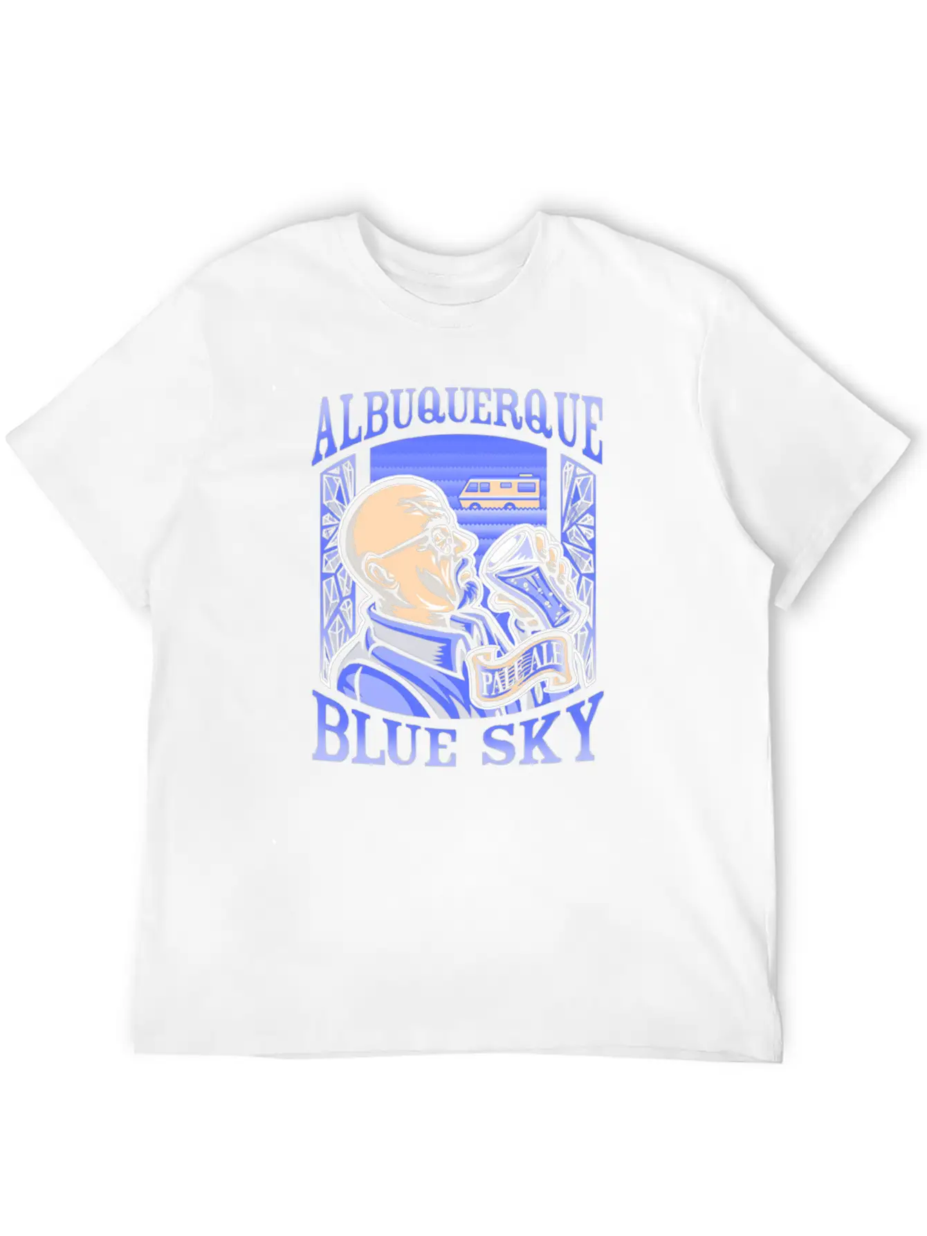 Albuquerque Blue Sky Essential Cotton Tee For Daily Outfits – Unisex Style
