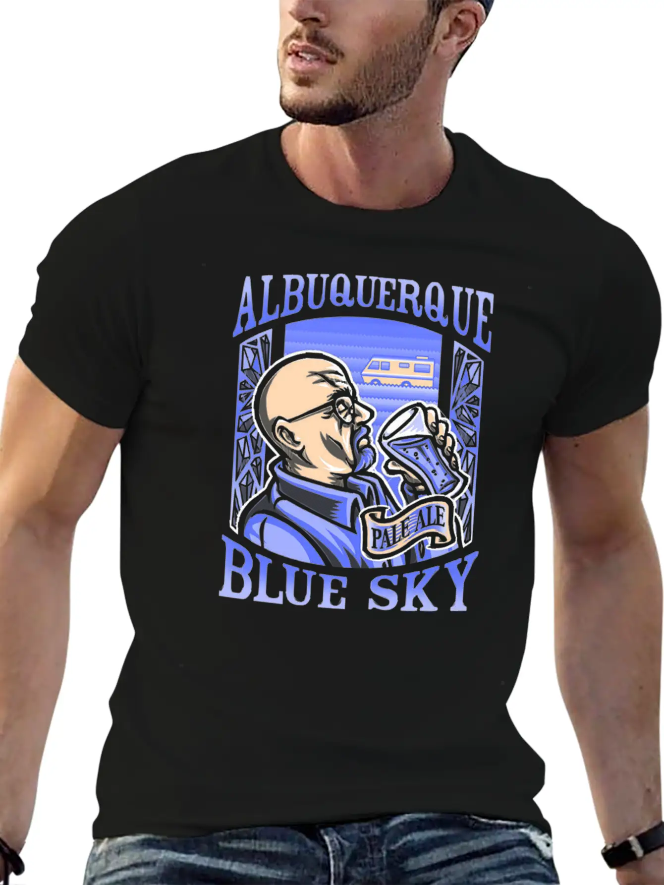 Albuquerque Blue Sky Essential Cotton Tee For Daily Outfits – Unisex Style