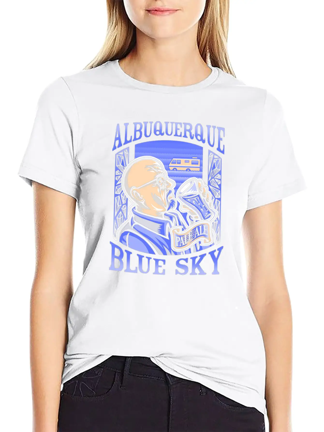 Albuquerque Blue Sky Essential Cotton Tee For Daily Outfits – Unisex Style
