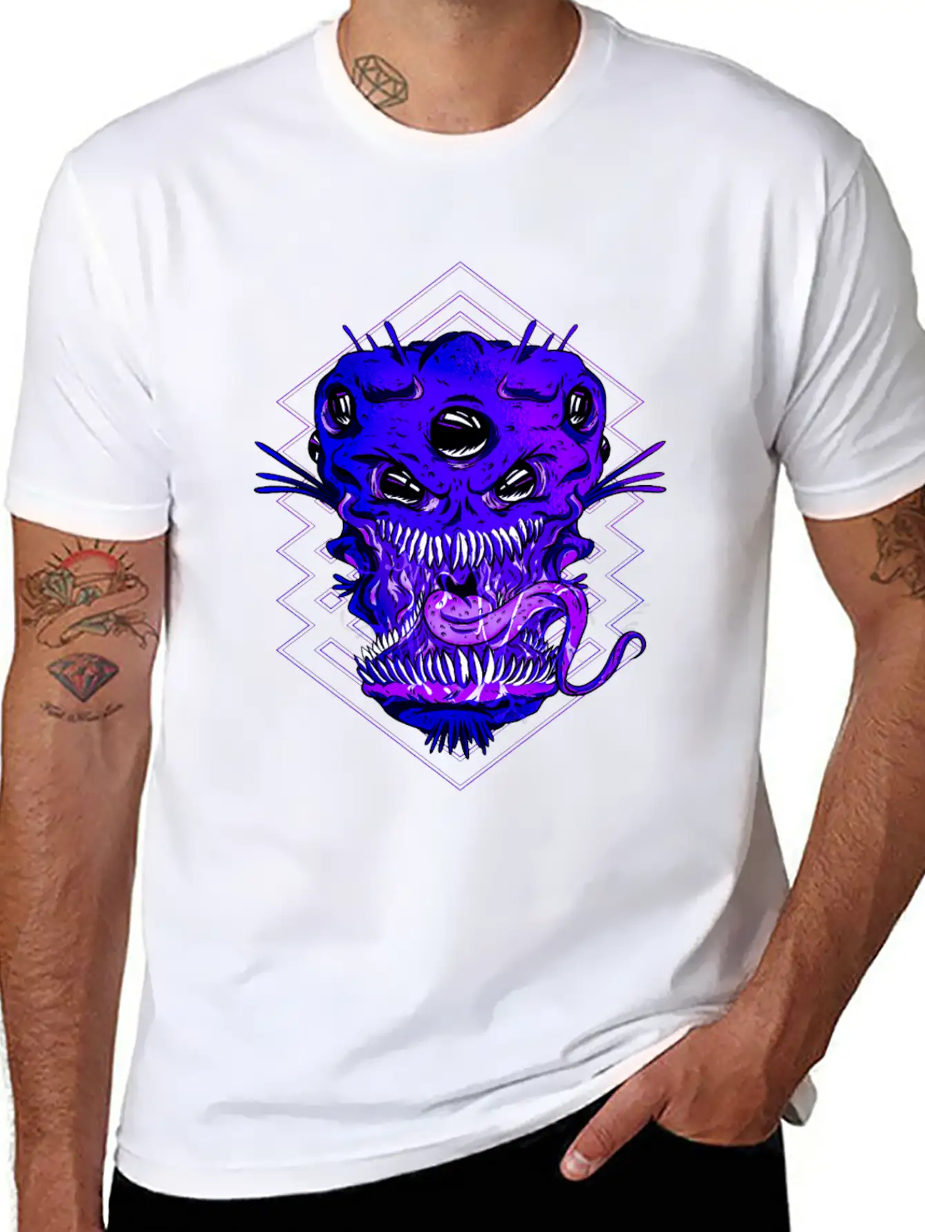 Alien Lightweight Cotton T-Shirt – Daily Comfort Graphic Shirt