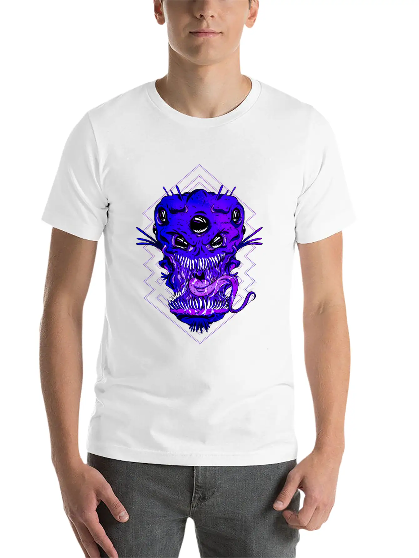 Alien Lightweight Cotton T-Shirt – Daily Comfort Graphic Shirt