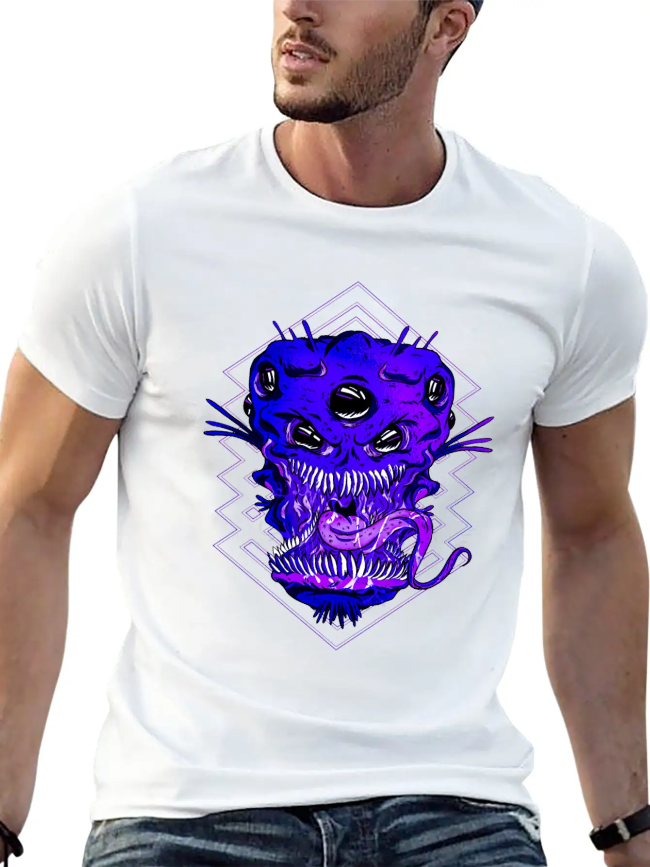 Alien Lightweight Cotton T-Shirt – Daily Comfort Graphic Shirt