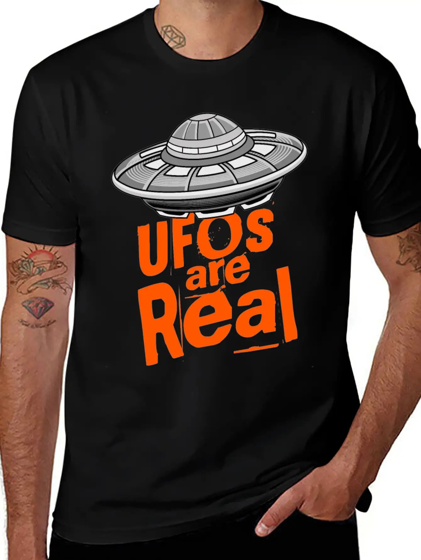 Alien Space Lightweight Cotton T-Shirt – Daily Comfort Graphic Shirt