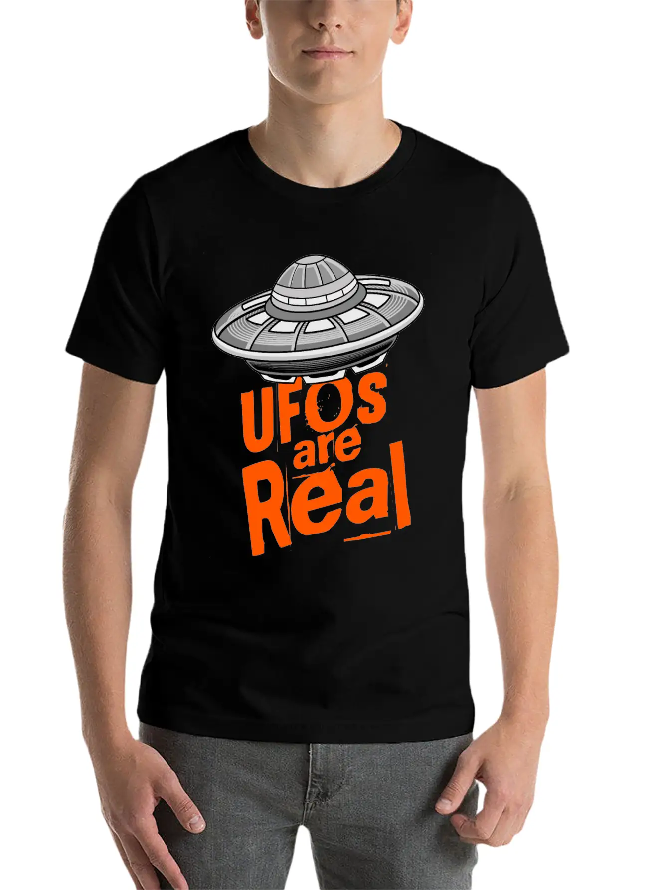 Alien Space Lightweight Cotton T-Shirt – Daily Comfort Graphic Shirt