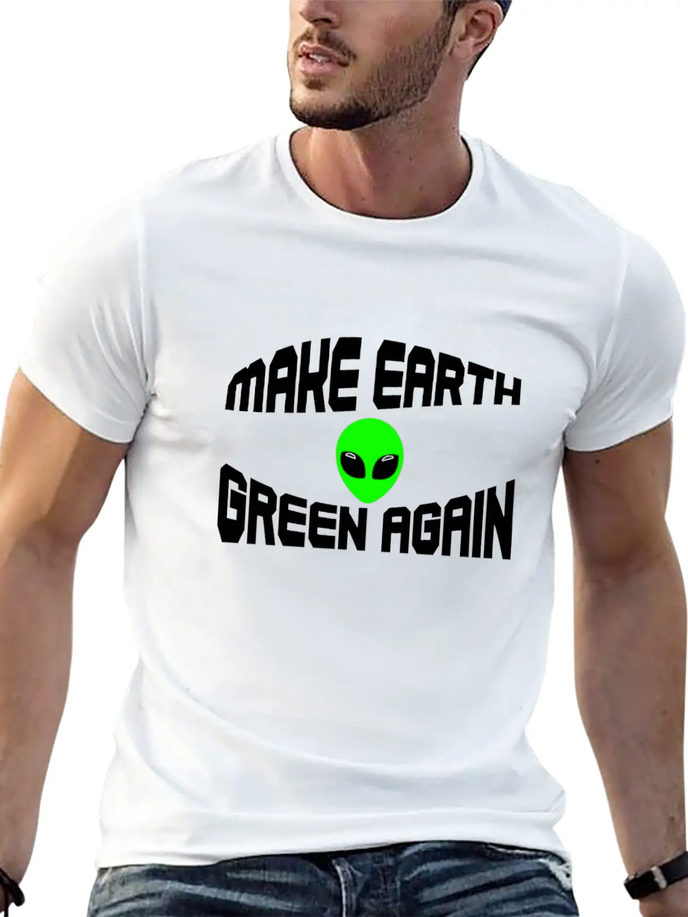 Alien Stylish Everyday T-Shirt – Unisex Basic Cotton Tee
