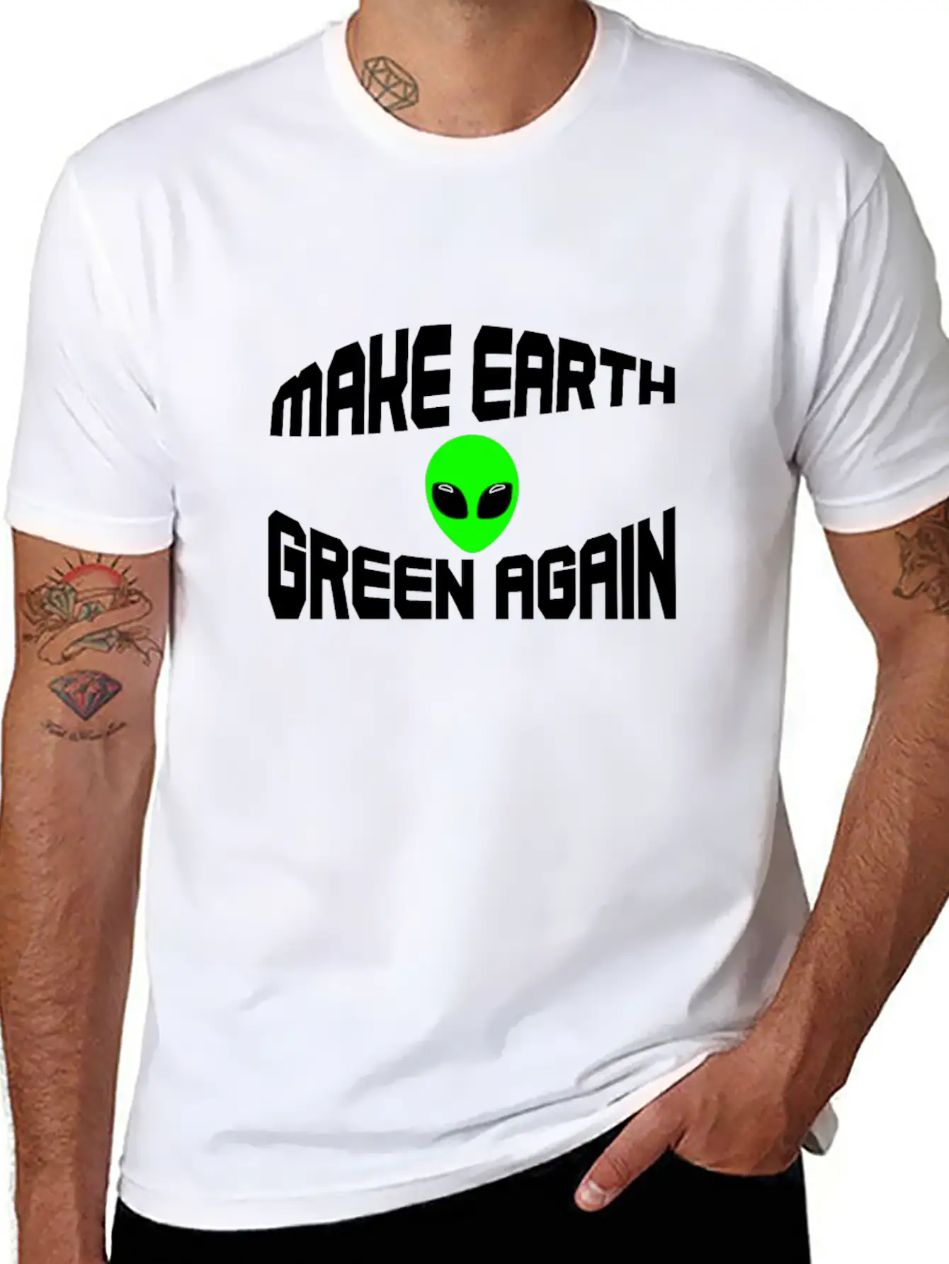 Alien Stylish Everyday T-Shirt – Unisex Basic Cotton Tee