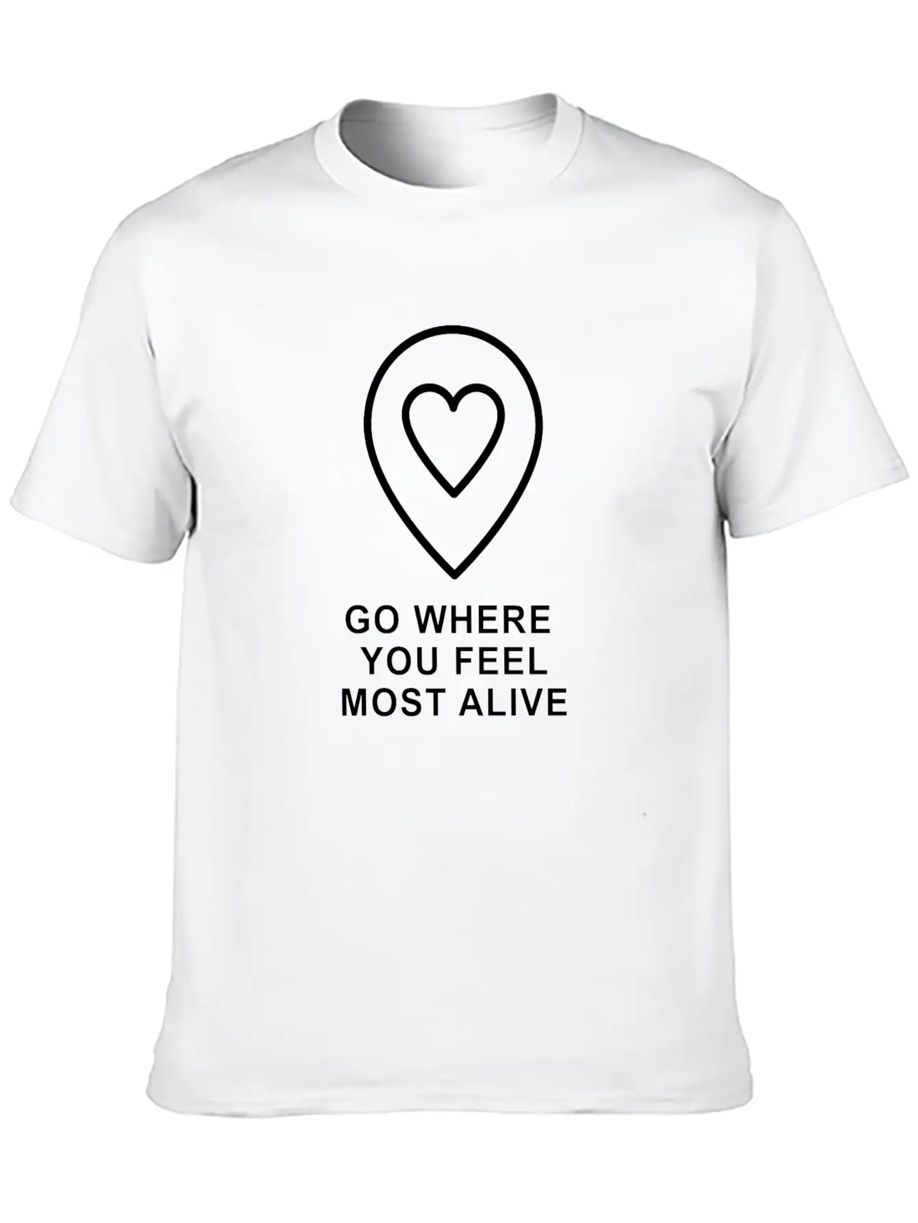 Alive Motivational Quot Inspiration Boho Gift Modern Fit Casual T-Shirt – Clean And Versatile Design