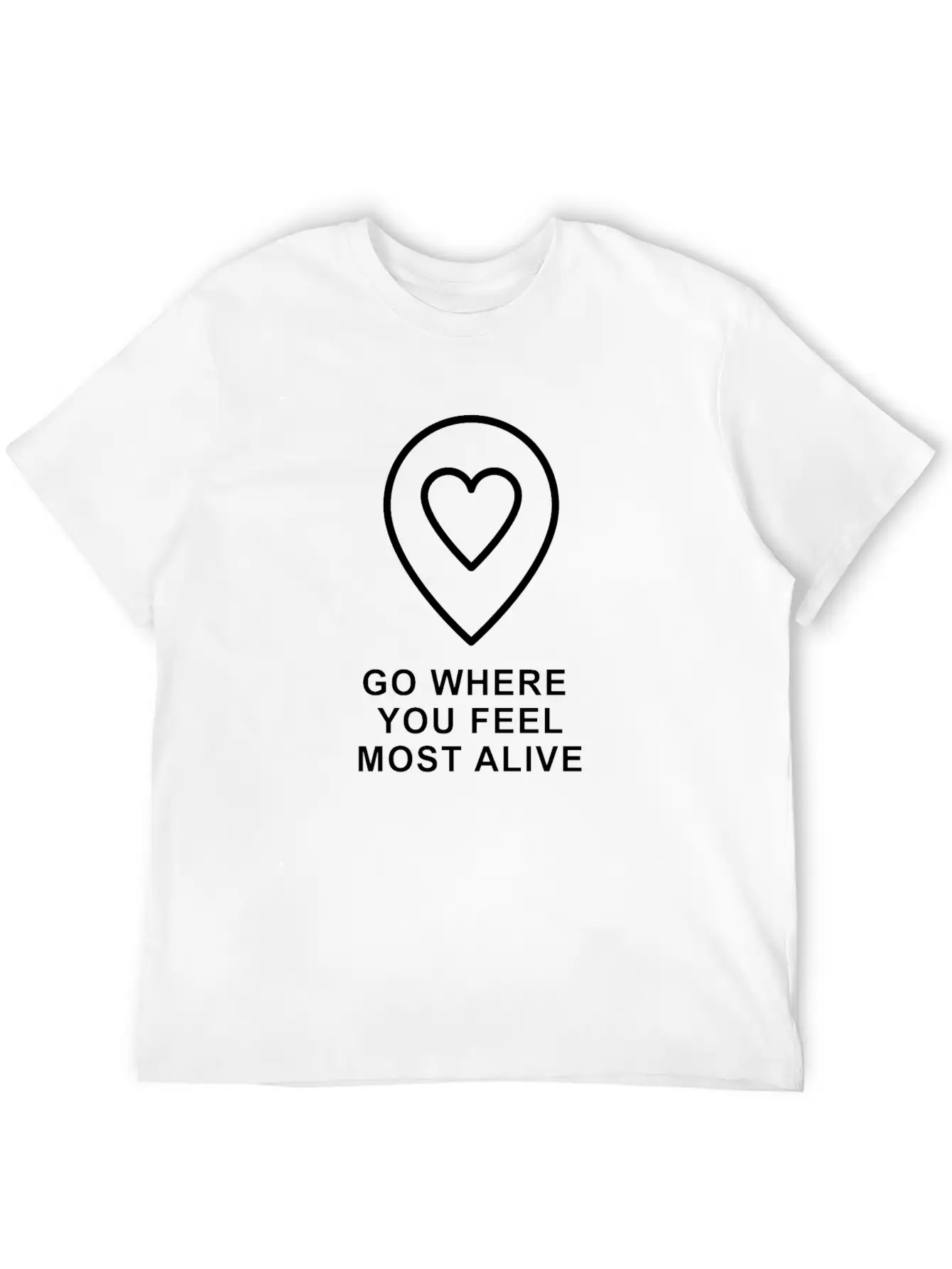 Alive Motivational Quot Inspiration Boho Gift Modern Fit Casual T-Shirt – Clean And Versatile Design