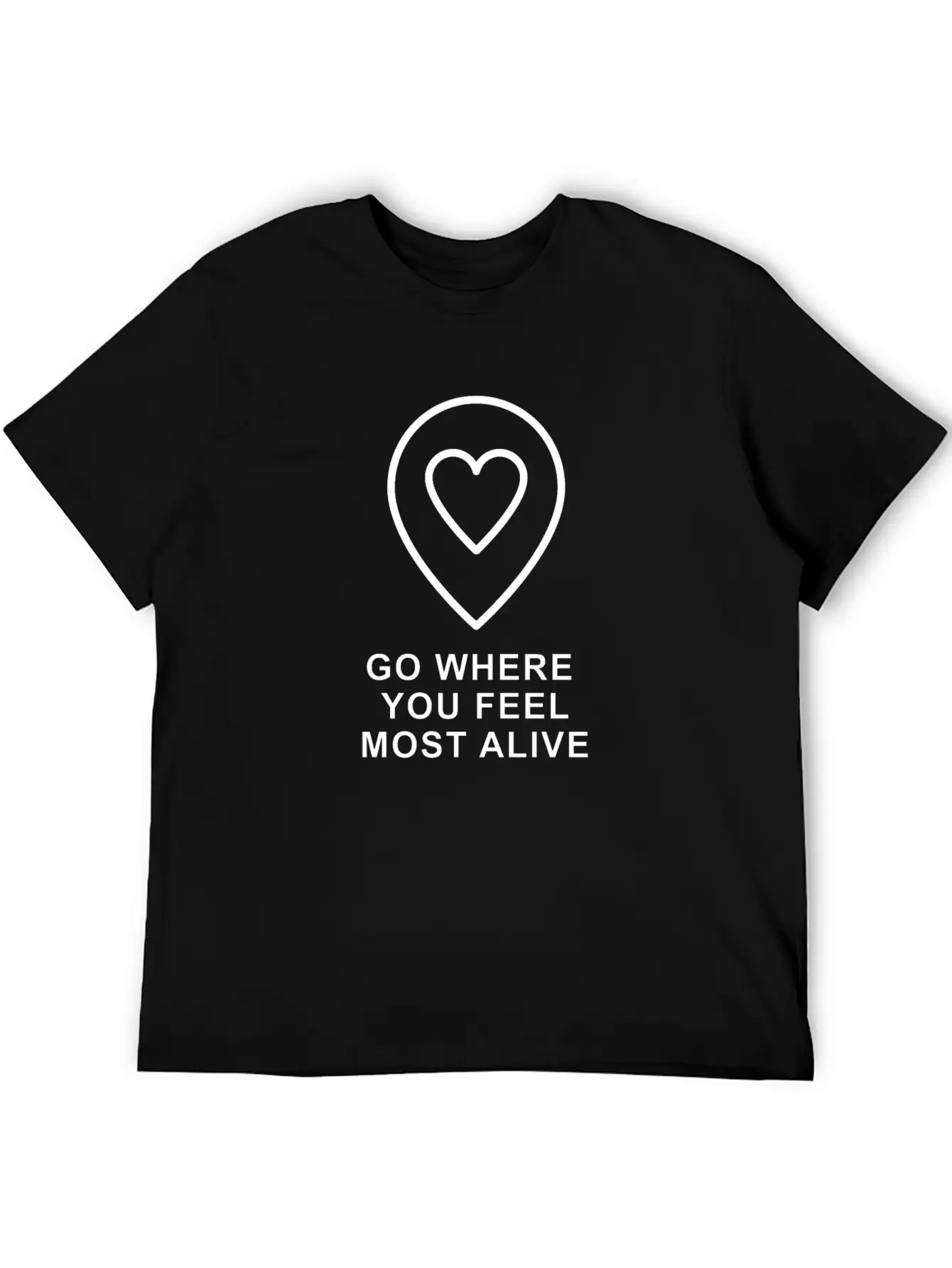 Alive Motivational Quot Inspiration Boho Gift Modern Fit Casual T-Shirt – Clean And Versatile Design
