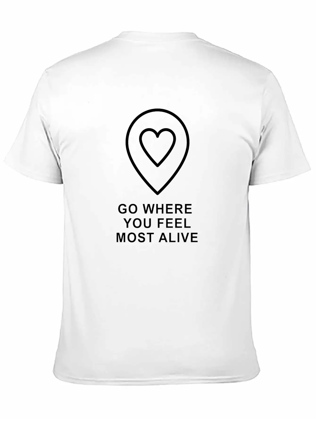 Alive Motivational Quot Inspiration Boho Gift Modern Fit Casual T-Shirt – Clean And Versatile Design