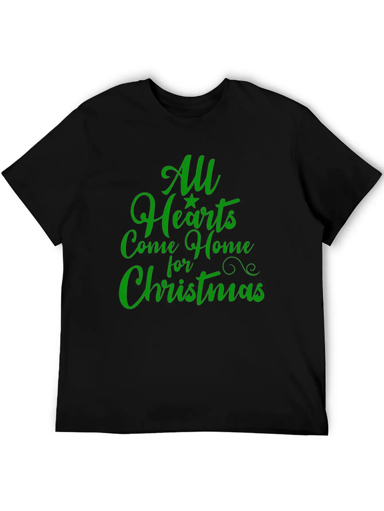 All Hearts Come Home For Christmas Funny Design Soft Cotton Short Sleeve Tee – Unisex Wardrobe Staple