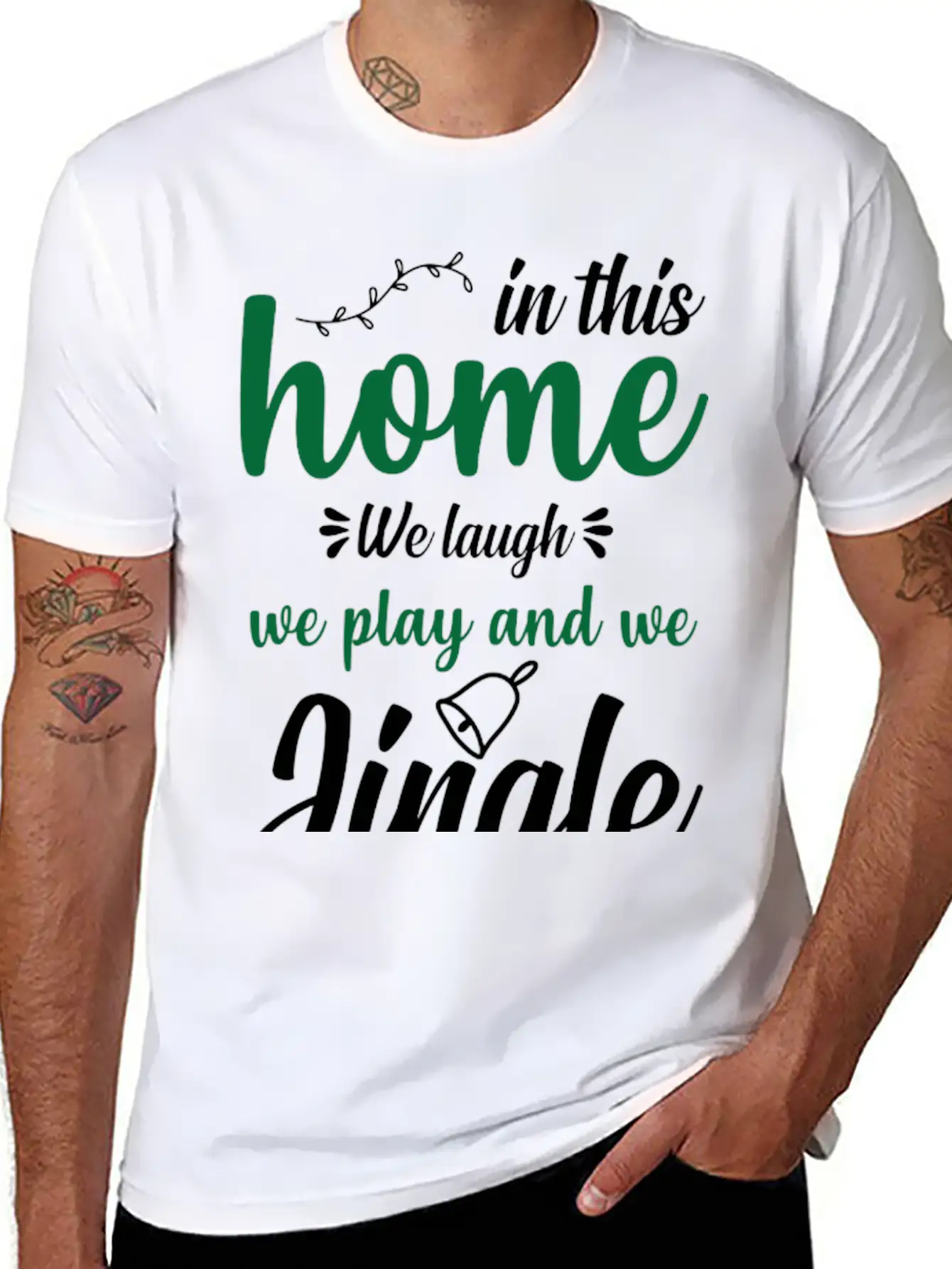 All Hearts Come Home For Christmas Relaxed Everyday Tee – Lightweight And Durable Cotton