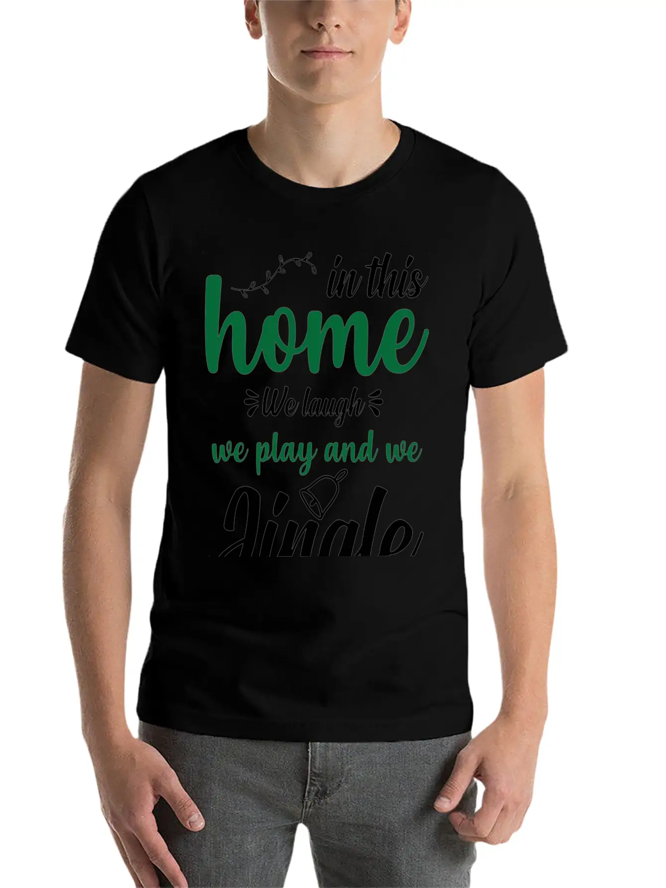 All Hearts Come Home For Christmas Relaxed Everyday Tee – Lightweight And Durable Cotton