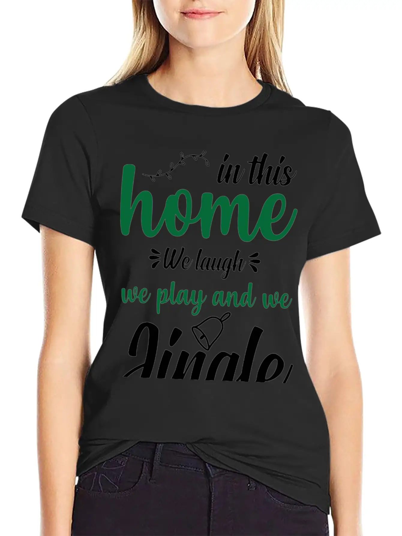 All Hearts Come Home For Christmas Relaxed Everyday Tee – Lightweight And Durable Cotton