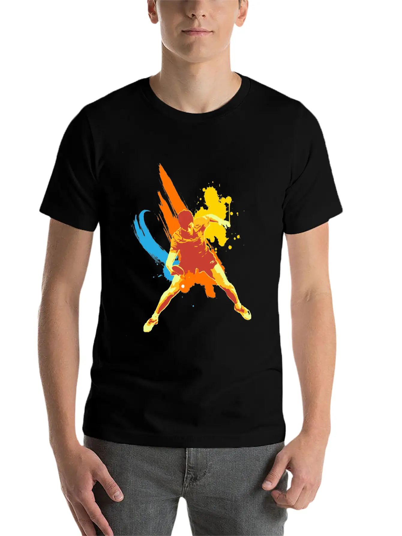 All Is Possible , Just Keep On Going Table Tennis Relaxed Everyday Tee – Lightweight And Durable Cotton