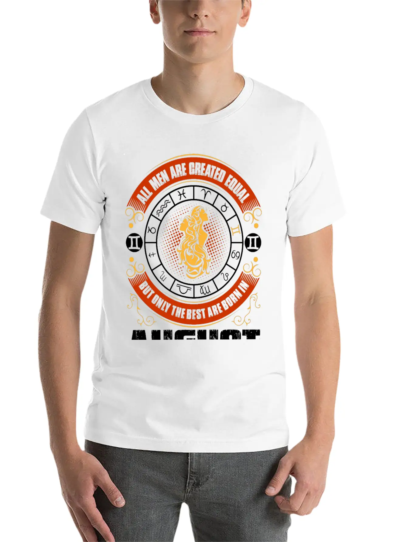 All Men Are Created Equal But Only The Best Are Modern Fit Casual T-Shirt ��� Clean And Versatile Design