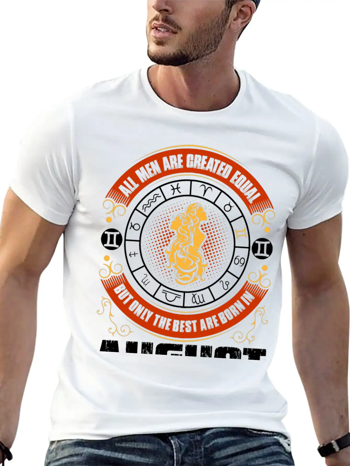 All Men Are Created Equal But Only The Best Are Modern Fit Casual T-Shirt ��� Clean And Versatile Design