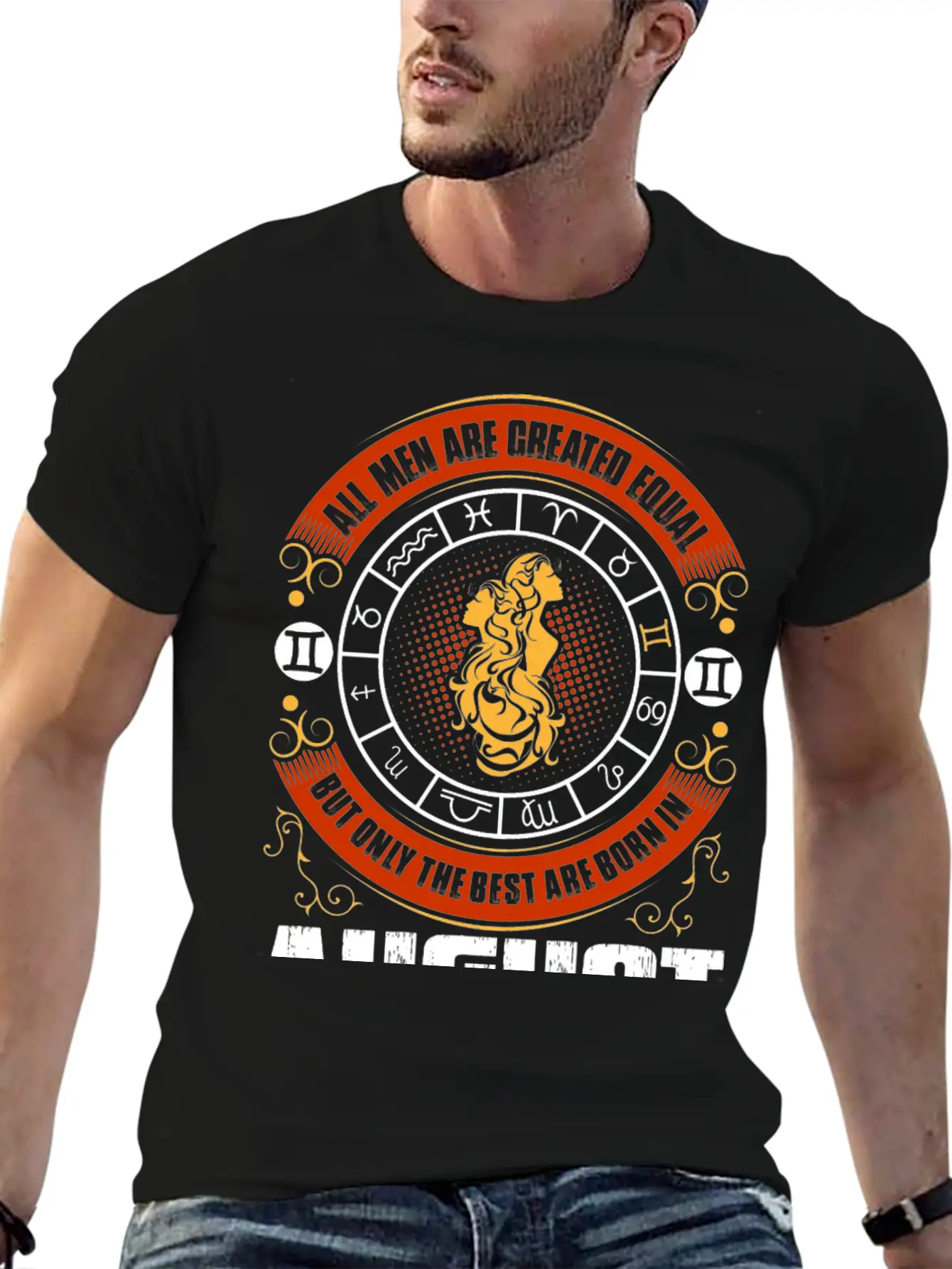 All Men Are Created Equal But Only The Best Are Modern Fit Casual T-Shirt ��� Clean And Versatile Design