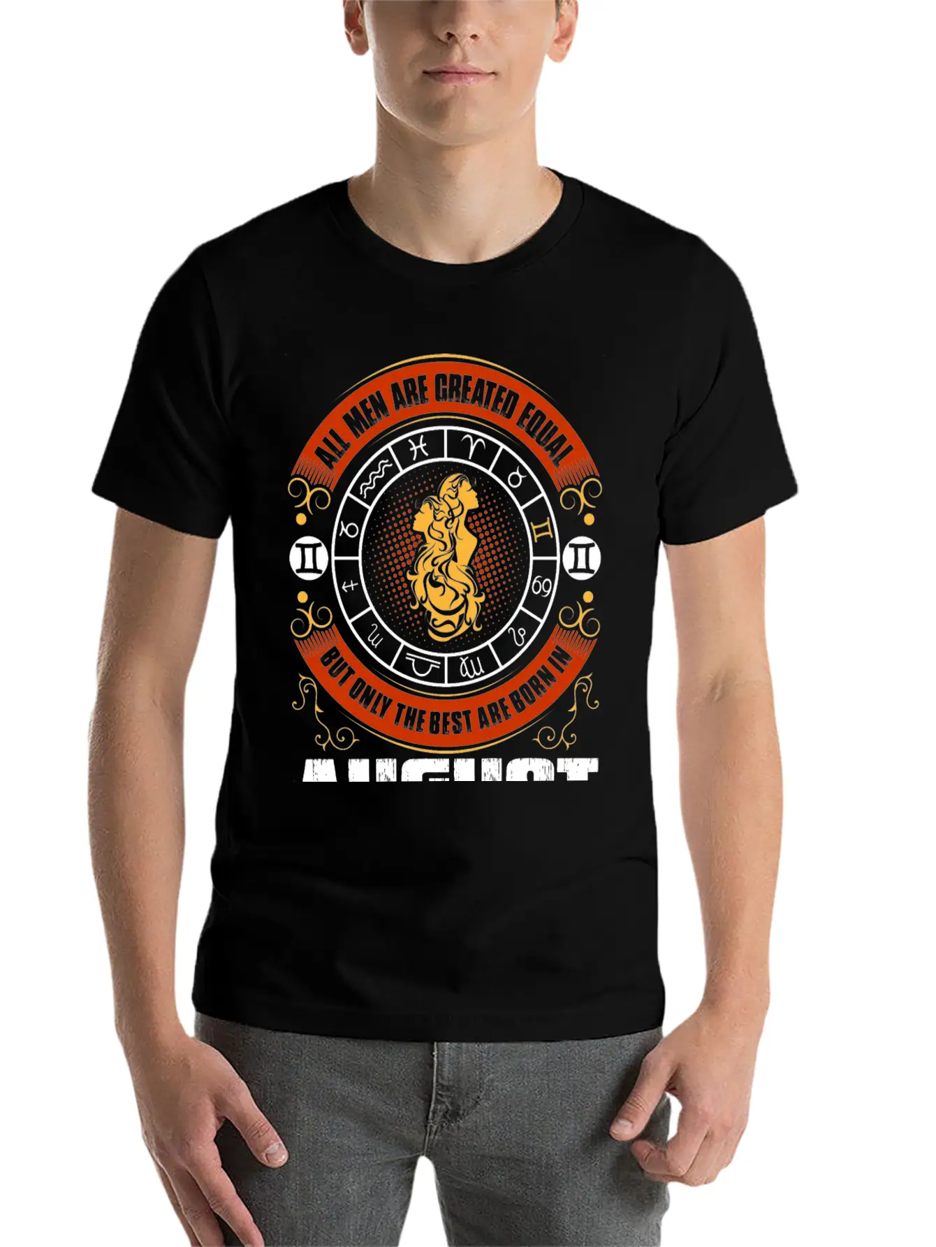 All Men Are Created Equal But Only The Best Are Modern Fit Casual T-Shirt ��� Clean And Versatile Design
