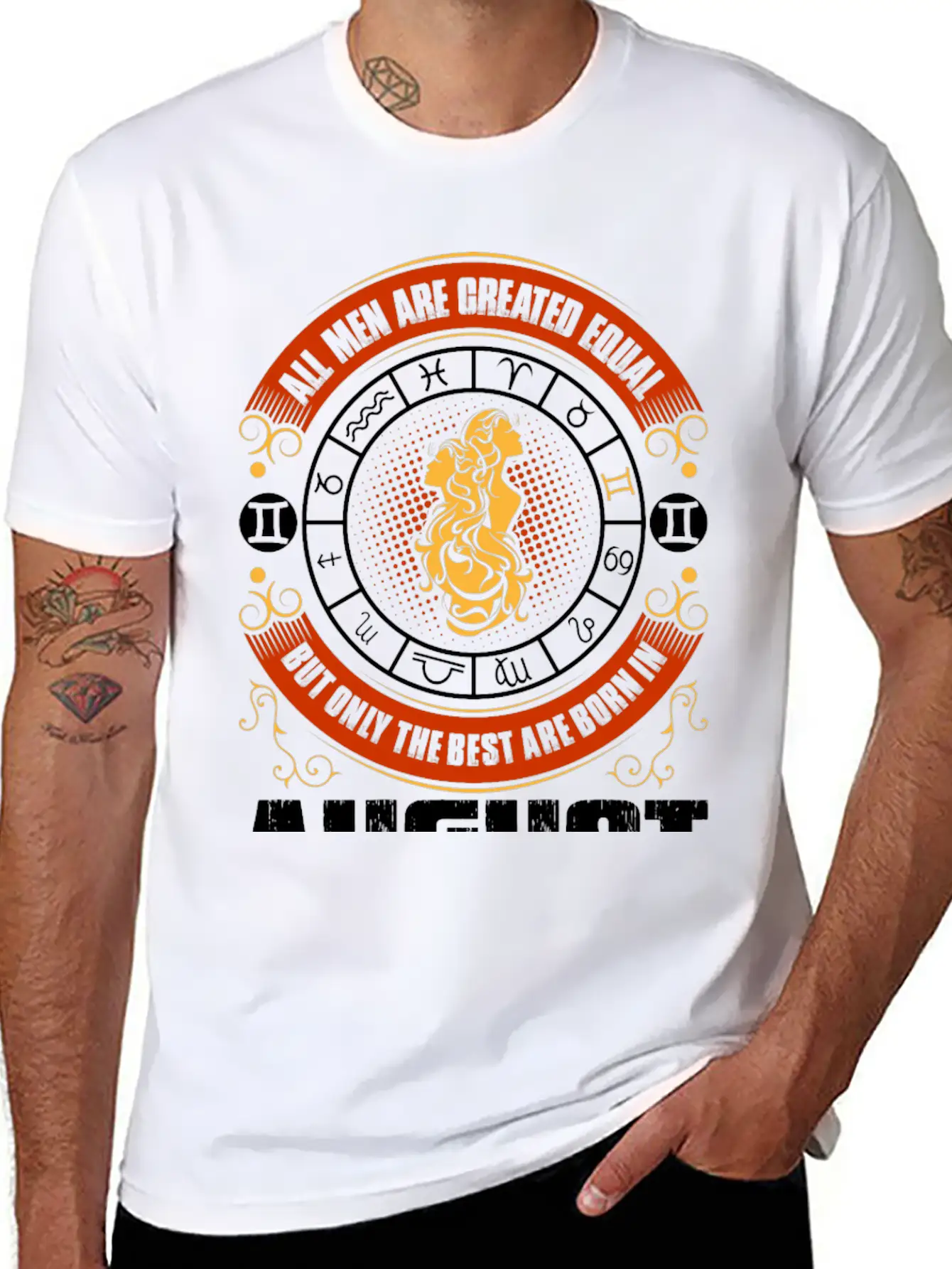 All Men Are Created Equal But Only The Best Are Modern Fit Casual T-Shirt ��� Clean And Versatile Design