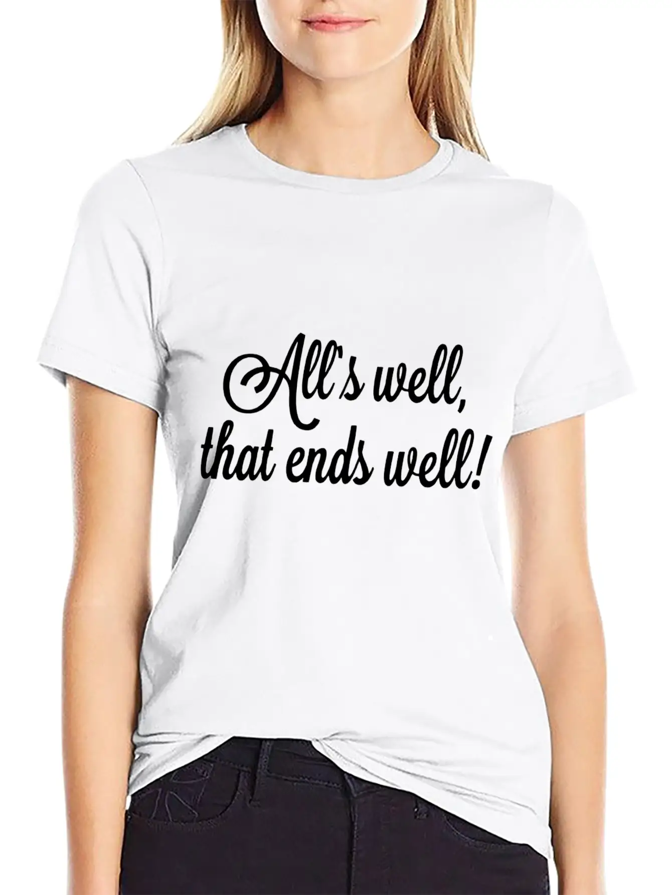 All S Well That Ends Well Style Soft Cotton Short Sleeve Tee – Unisex Wardrobe Staple