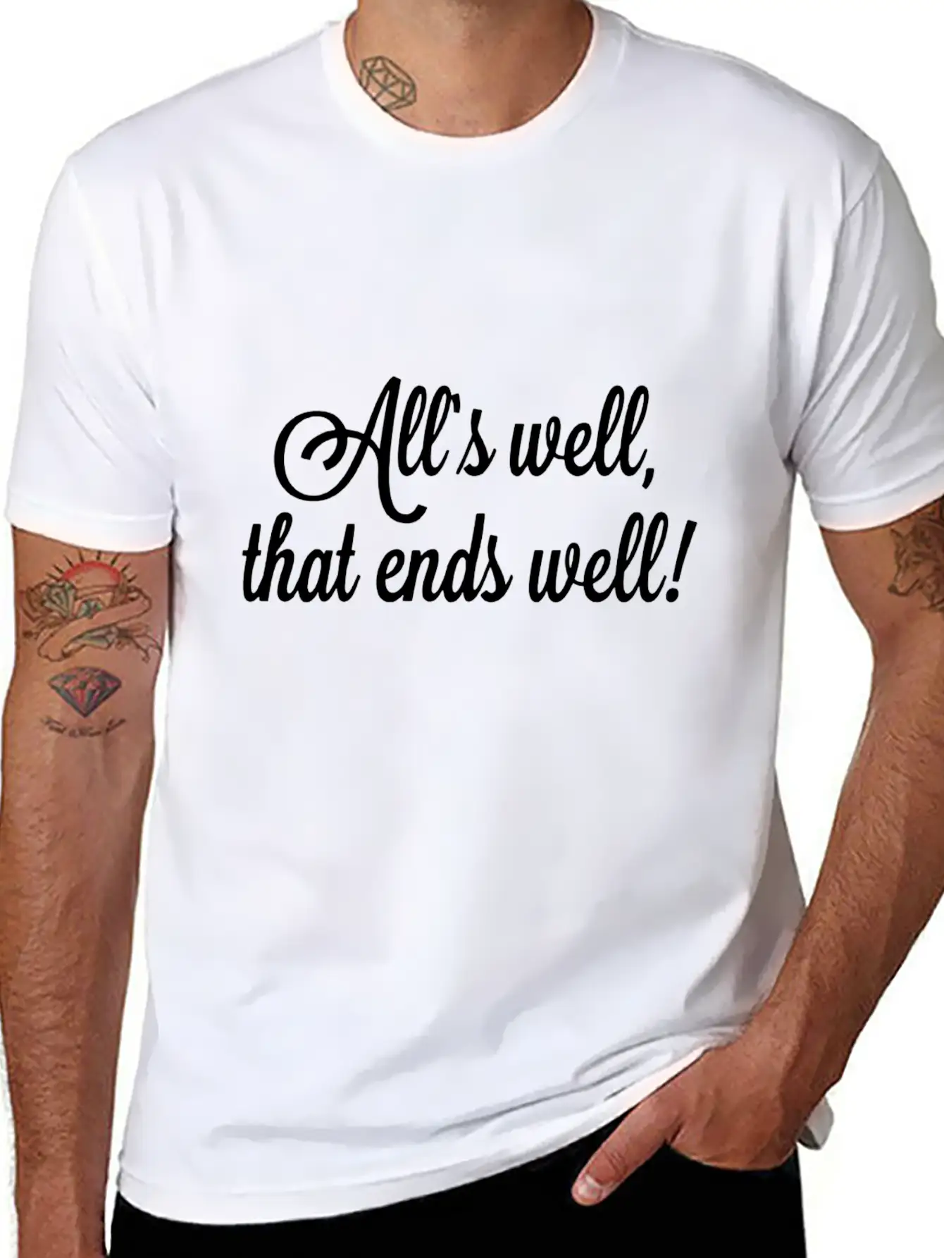 All S Well That Ends Well Style Soft Cotton Short Sleeve Tee – Unisex Wardrobe Staple