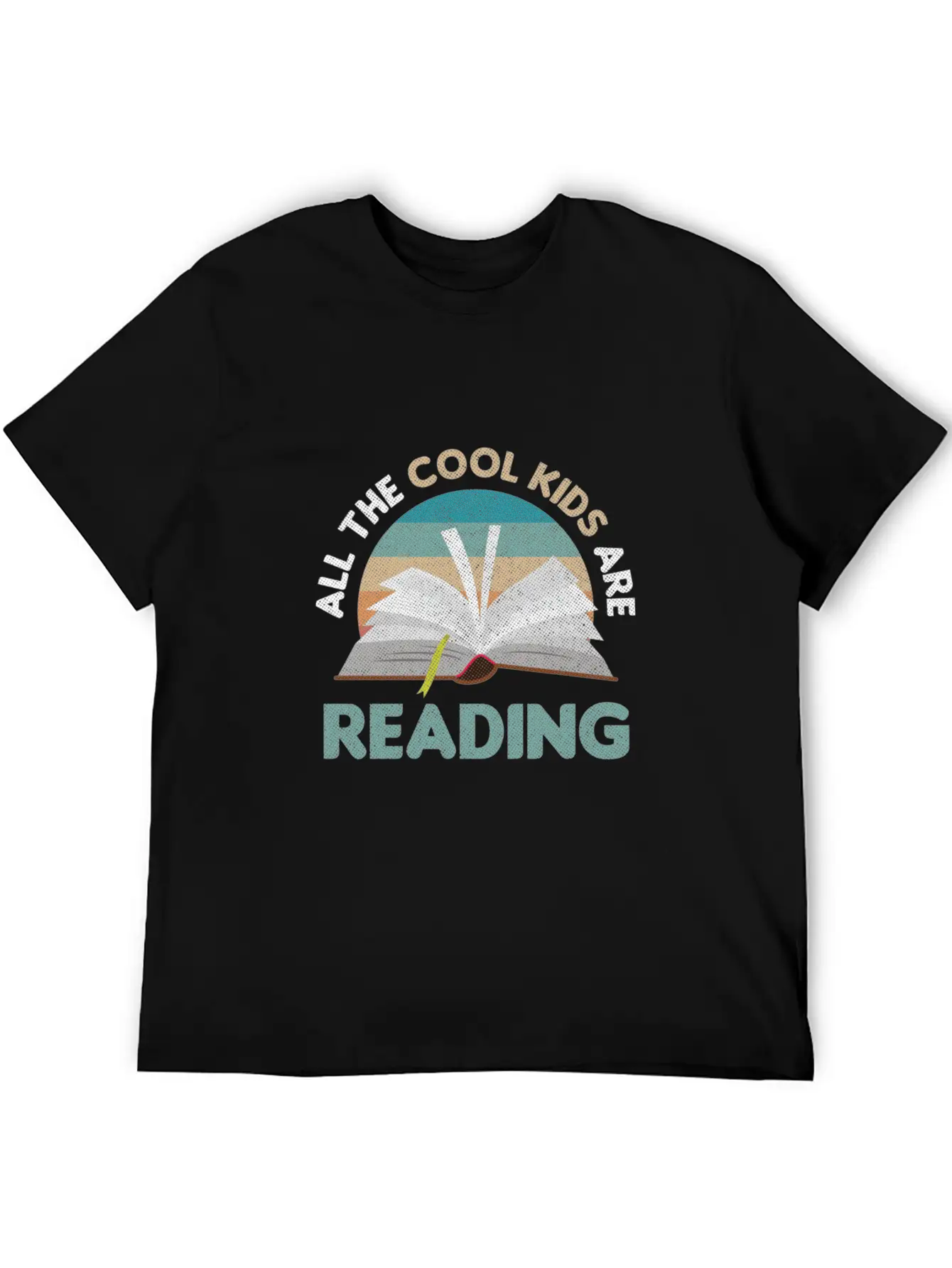 All The Cool Kids Are Reading Read Books Reader Lightweight Cotton T-Shirt – Daily Comfort Graphic Shirt