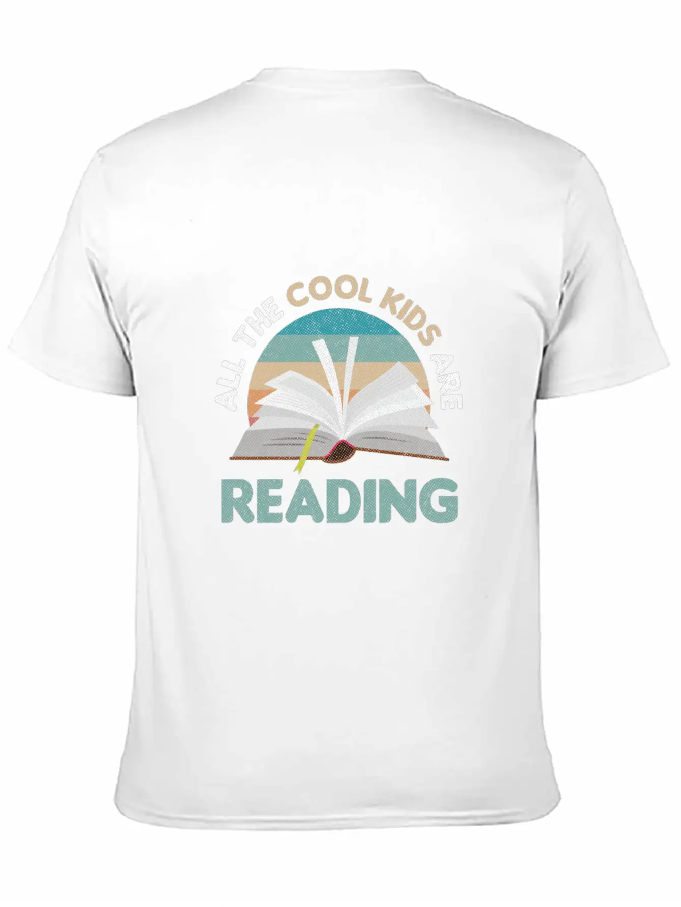 All The Cool Kids Are Reading Read Books Reader Lightweight Cotton T-Shirt – Daily Comfort Graphic Shirt