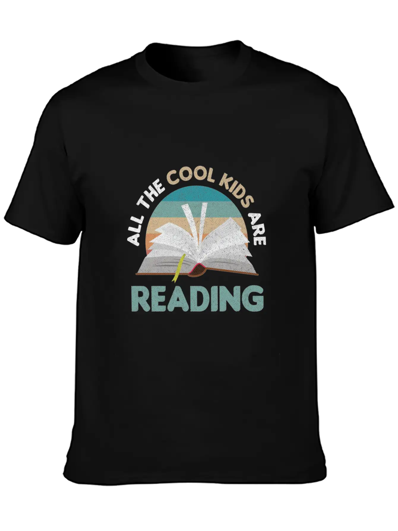 All The Cool Kids Are Reading Read Books Reader Lightweight Cotton T-Shirt – Daily Comfort Graphic Shirt