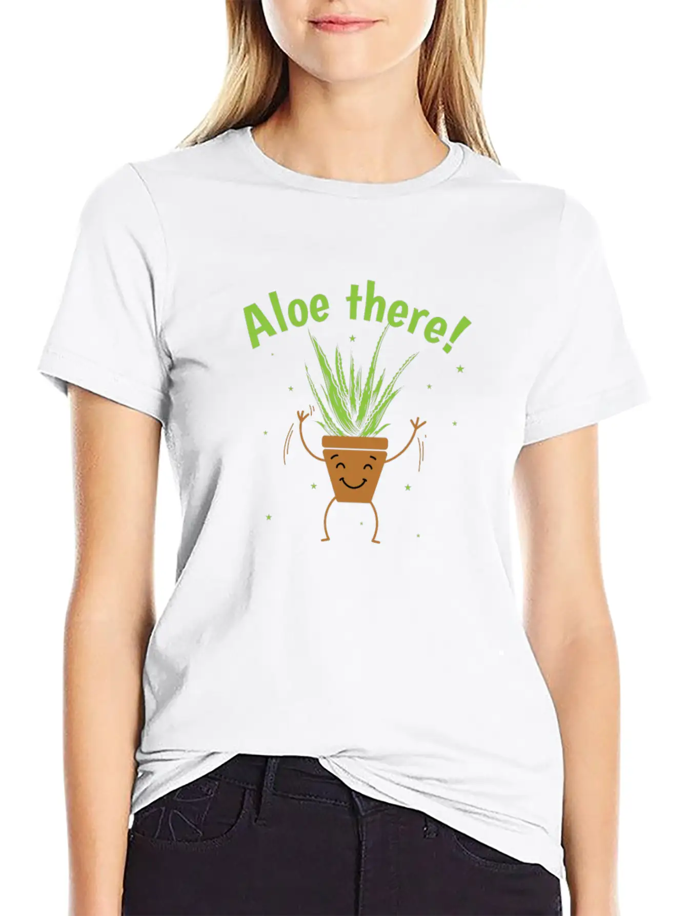 Aloe There! Aloe Vera Cream Cosmetics Unisex Casual T-Shirt – Clean Design For Daily Comfort
