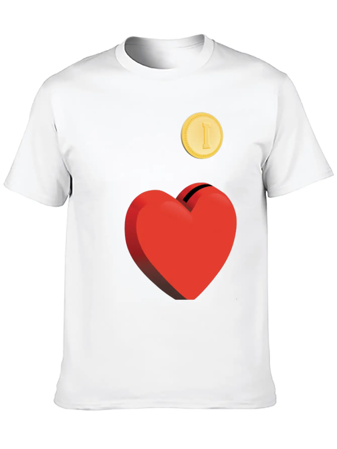 Alphabet ABC I Love You Funny, Money, Heart. Lightweight Cotton T-Shirt – Daily Comfort Graphic Shirt