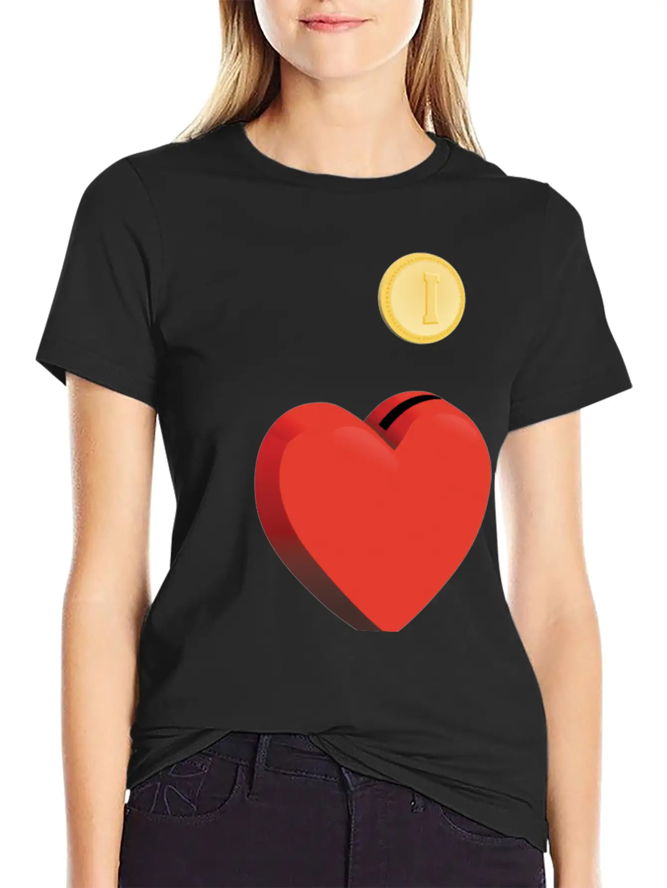 Alphabet ABC I Love You Funny, Money, Heart. Lightweight Cotton T-Shirt – Daily Comfort Graphic Shirt
