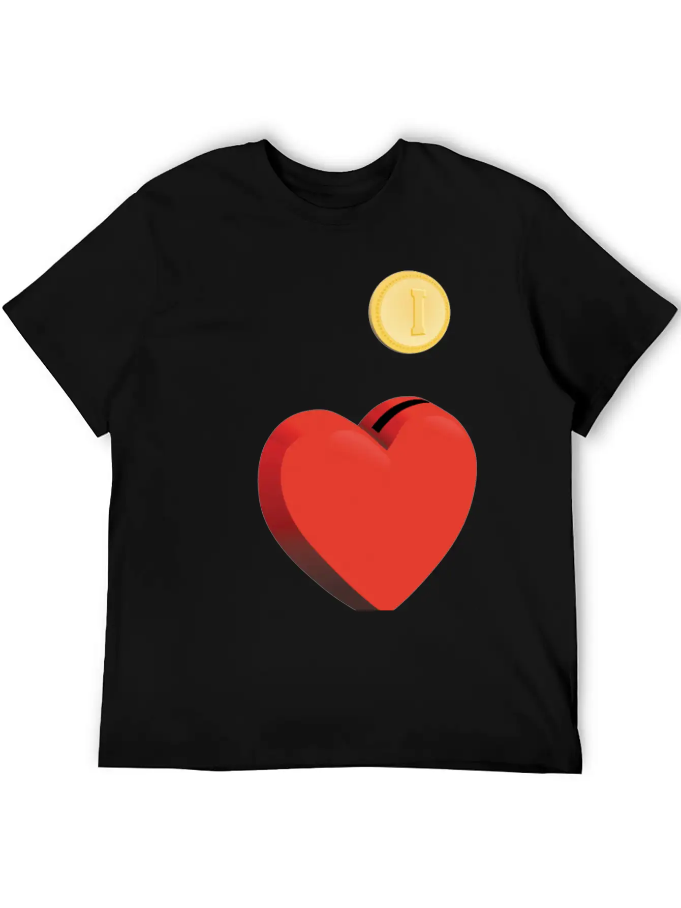 Alphabet ABC I Love You Funny, Money, Heart. Lightweight Cotton T-Shirt – Daily Comfort Graphic Shirt