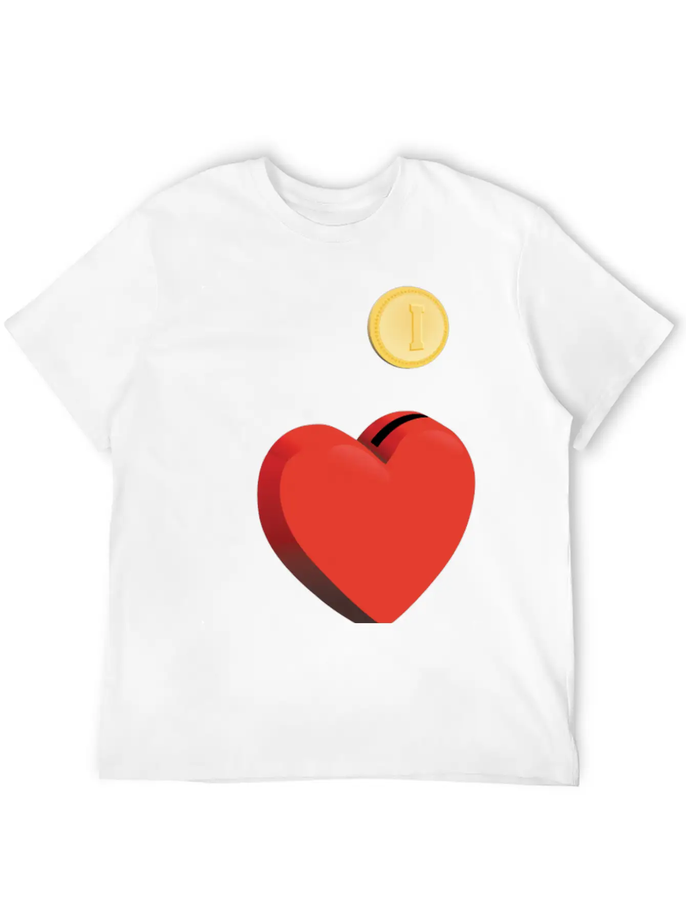 Alphabet ABC I Love You Funny, Money, Heart. Lightweight Cotton T-Shirt – Daily Comfort Graphic Shirt