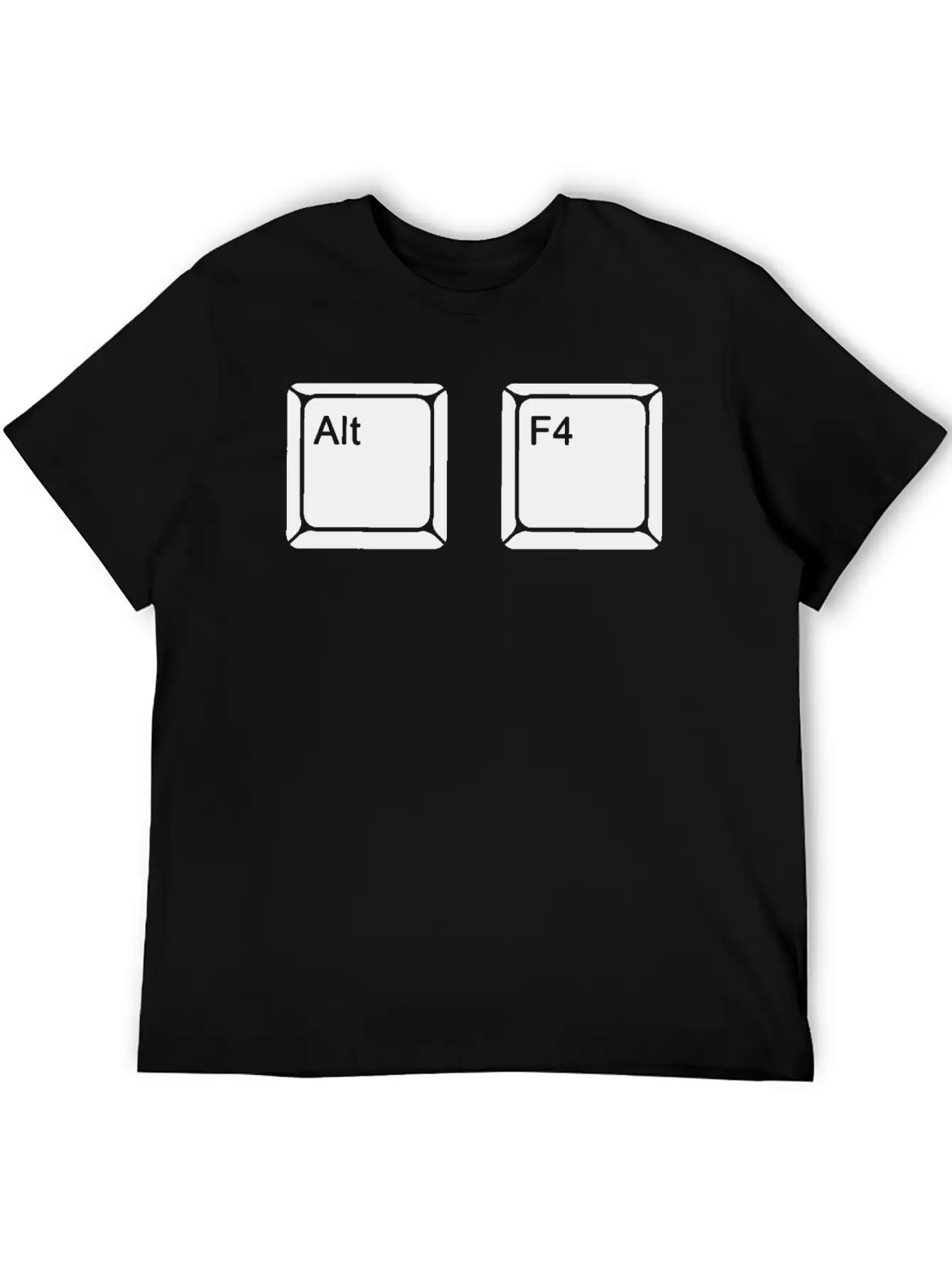 Alt F4 - Keyboard Shortcut Modern Fit Casual T-Shirt ��� Clean And Versatile Design