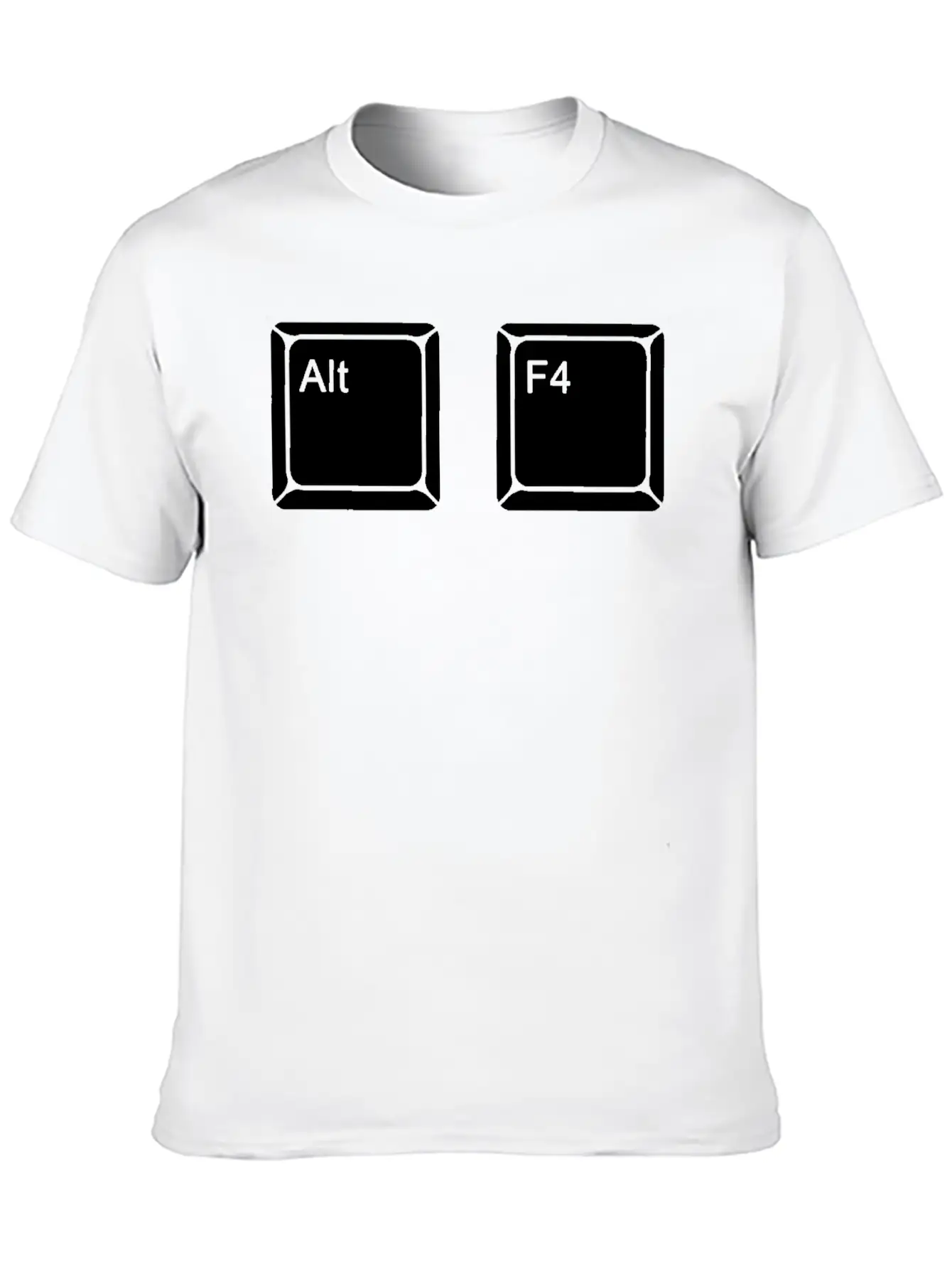 Alt F4 - Keyboard Shortcut Modern Fit Casual T-Shirt ��� Clean And Versatile Design