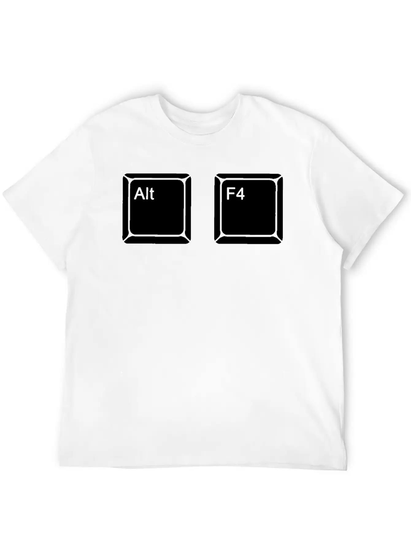 Alt F4 - Keyboard Shortcut Modern Fit Casual T-Shirt ��� Clean And Versatile Design