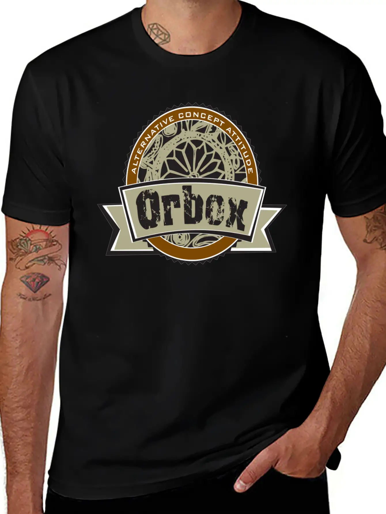 Alternative Concept Attitude Orbox Basic Graphic T-Shirt – Daily Comfort In Soft Cotton