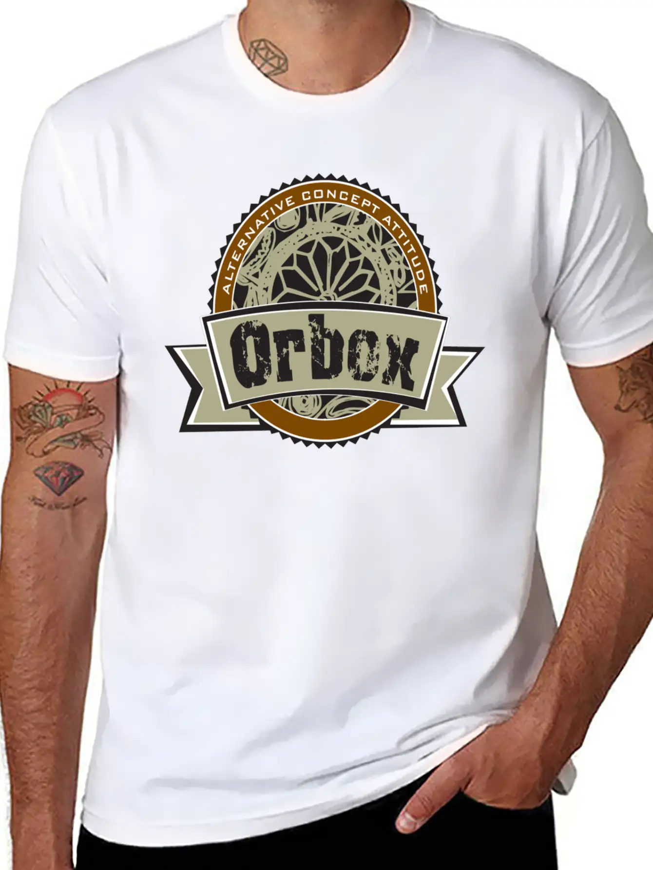 Alternative Concept Attitude Orbox Basic Graphic T-Shirt – Daily Comfort In Soft Cotton