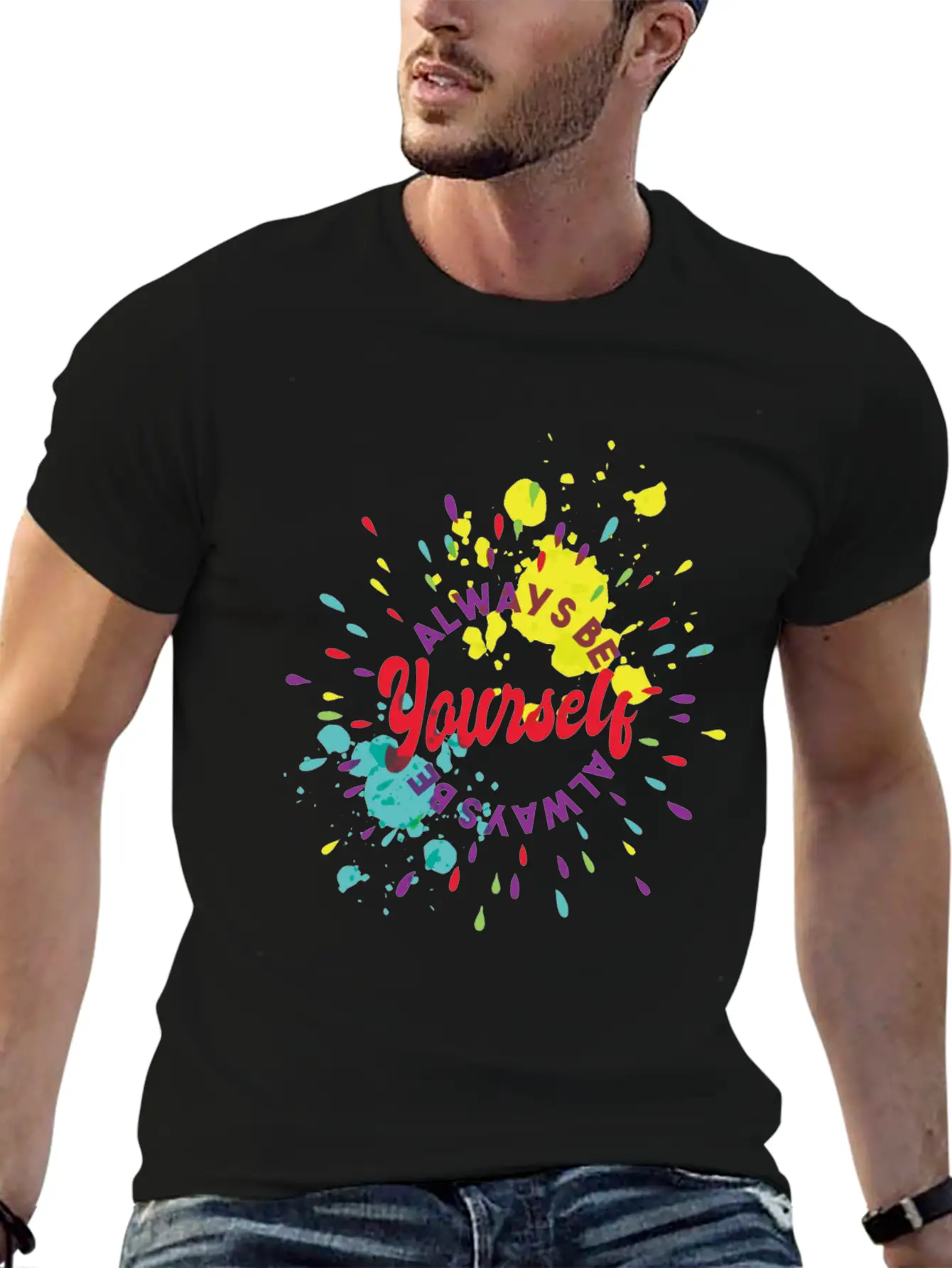 Always Be Yourself Stylish Everyday T-Shirt – Unisex Basic Cotton Tee