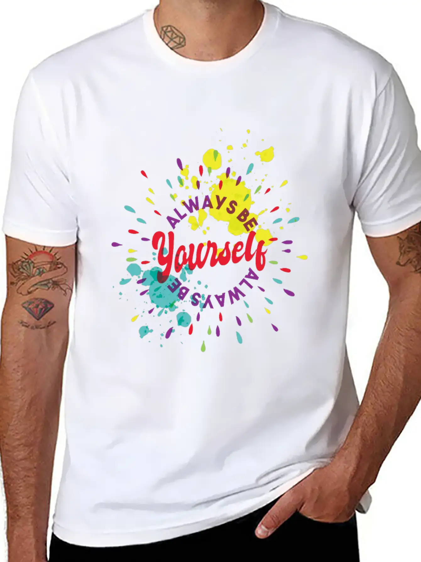 Always Be Yourself Stylish Everyday T-Shirt – Unisex Basic Cotton Tee