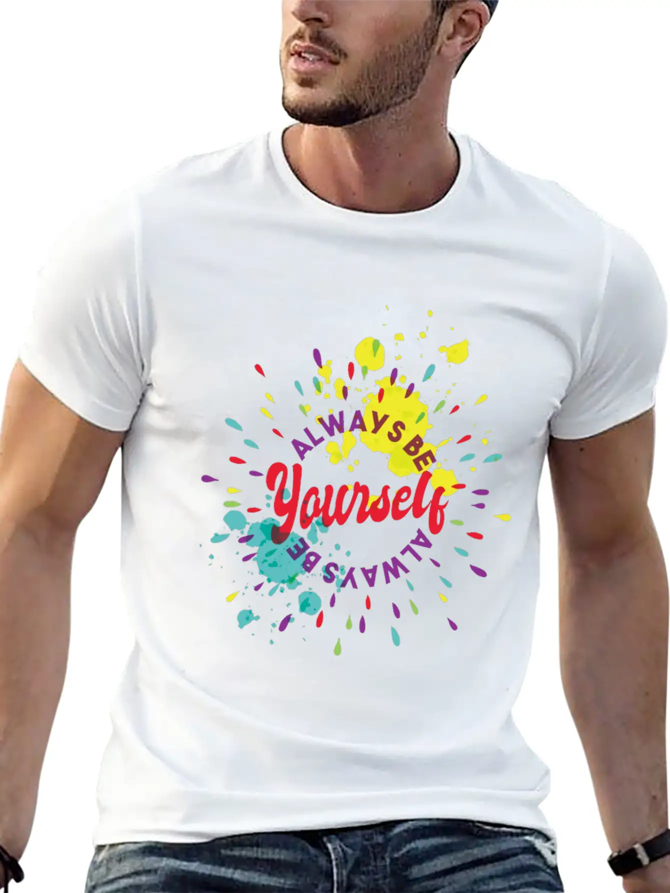 Always Be Yourself Stylish Everyday T-Shirt – Unisex Basic Cotton Tee