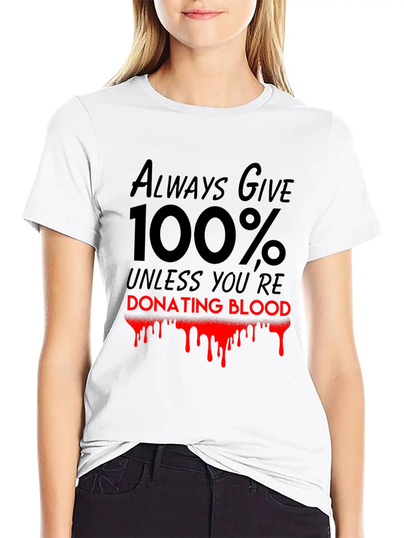 Always Give 100% Bodybuilding Exercise Workout Classic Fit Graphic Tee For Daily Comfort – Unisex Cotton Shirt