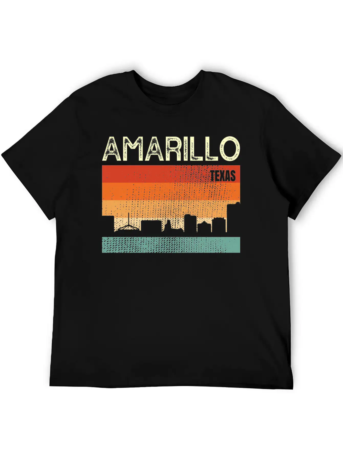 Amarillo Texas Town Basic Graphic T-Shirt – Daily Comfort In Soft Cotton