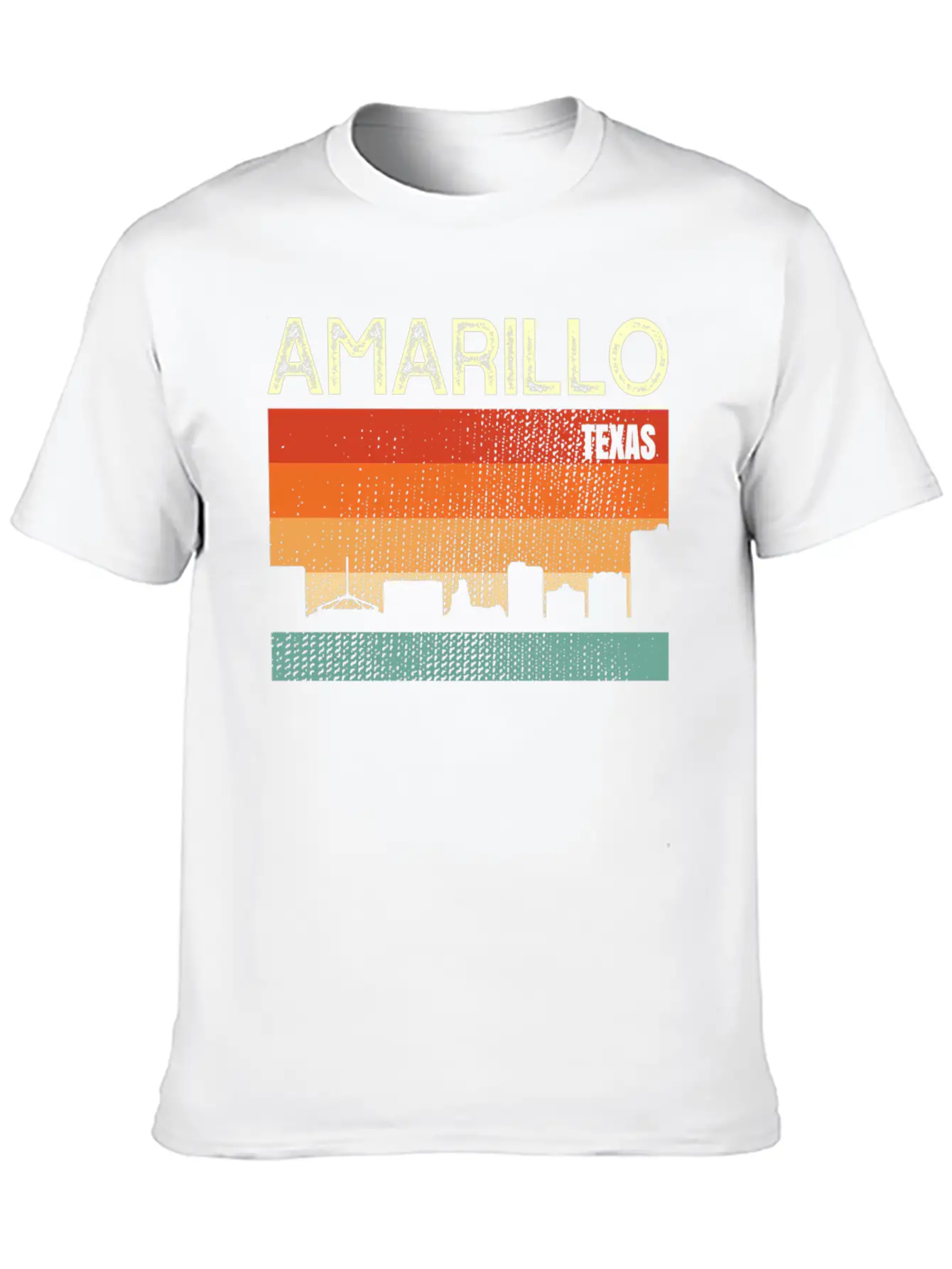 Amarillo Texas Town Basic Graphic T-Shirt – Daily Comfort In Soft Cotton
