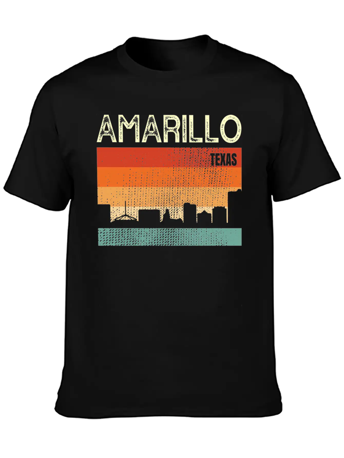 Amarillo Texas Town Basic Graphic T-Shirt – Daily Comfort In Soft Cotton