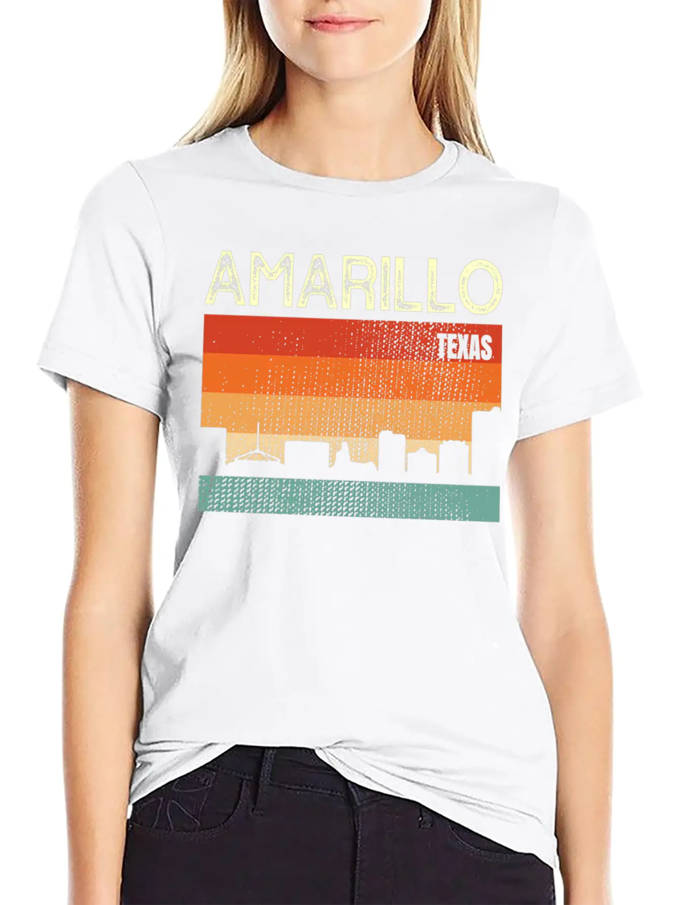 Amarillo Texas Town Basic Graphic T-Shirt – Daily Comfort In Soft Cotton