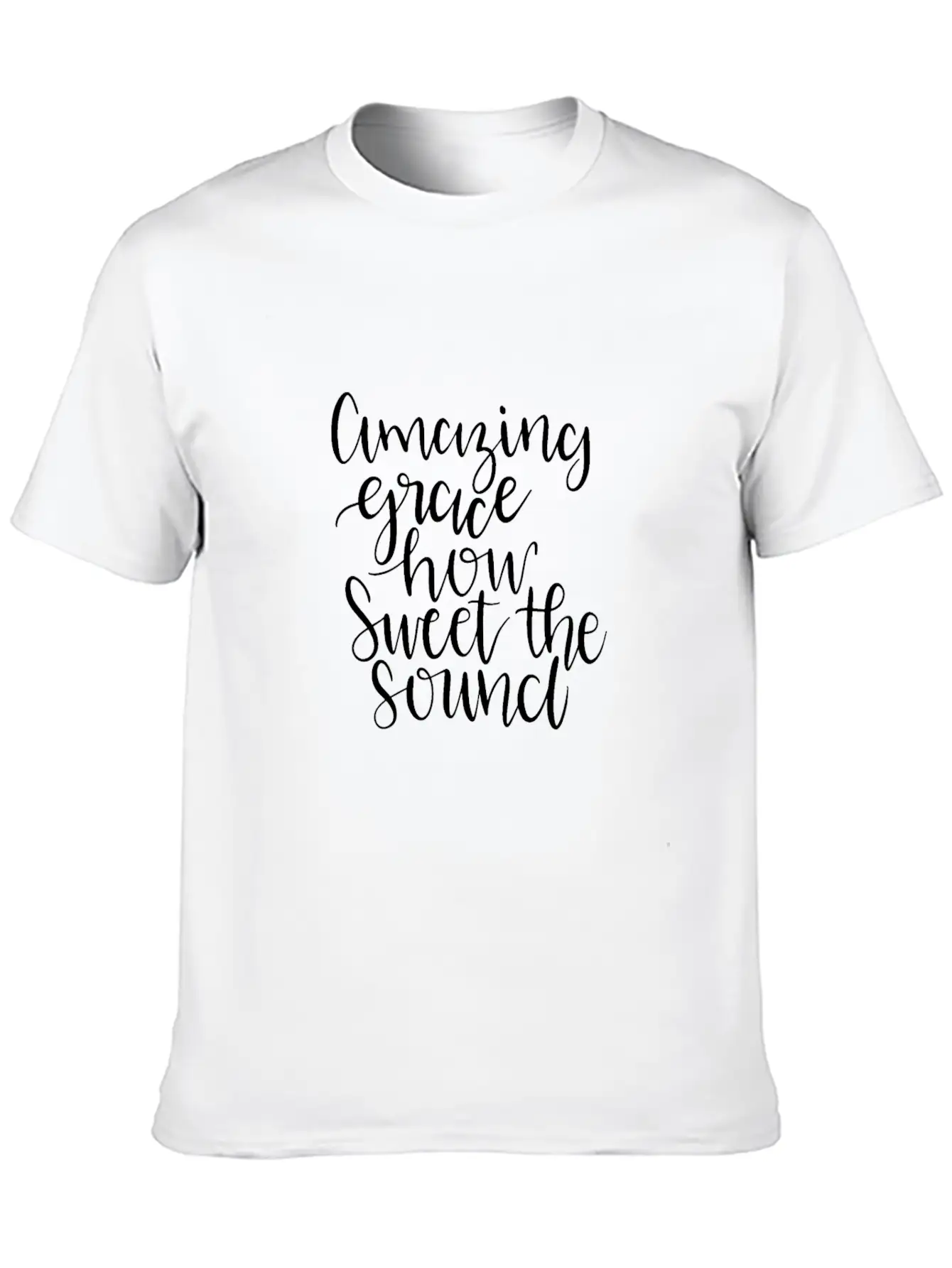 Amazing Grace How Sweet The Sound Relaxed Everyday Tee – Lightweight And Durable Cotton