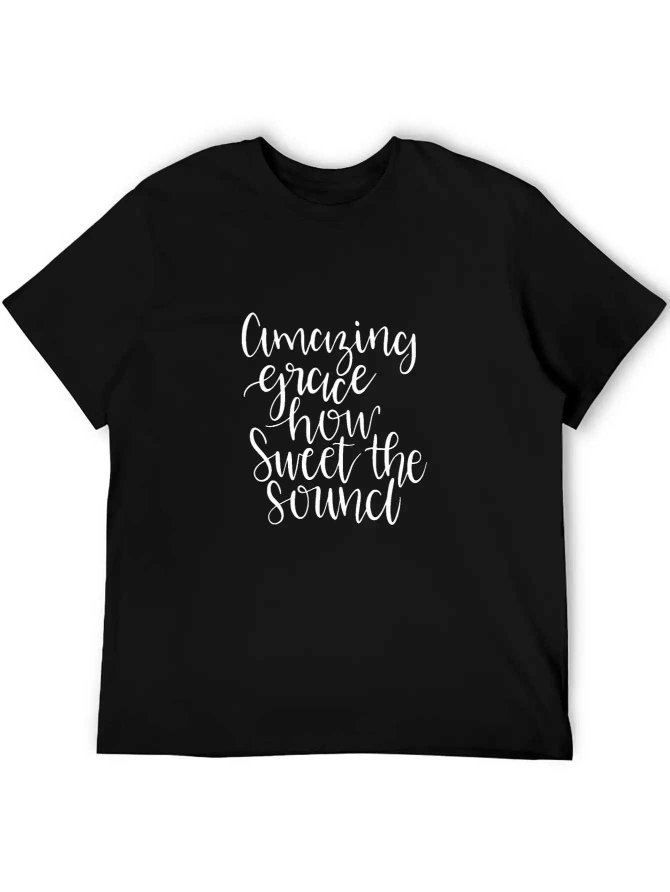 Amazing Grace How Sweet The Sound Relaxed Everyday Tee – Lightweight And Durable Cotton