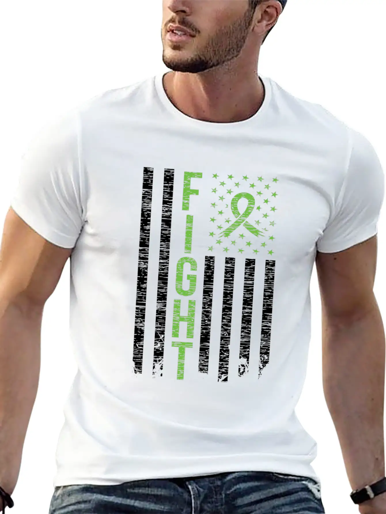 America Fights The Stigma Mental Health Matters Basic Graphic T-Shirt – Daily Comfort In Soft Cotton